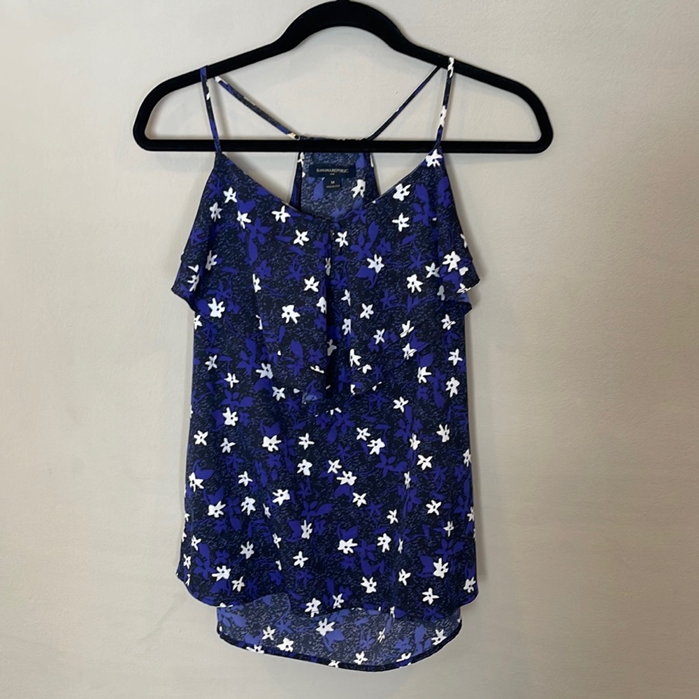 Banana republic racer back blouse